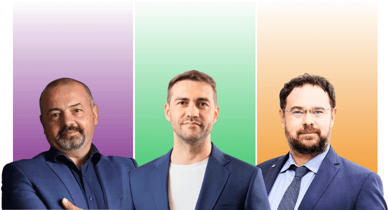 Alin Breabăn, Adrian Codirlașu și Adrian Asoltanie