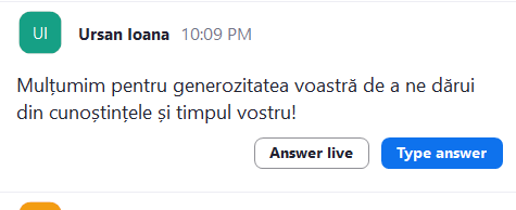 Testimonial participanți eveniment Money 360 - 13