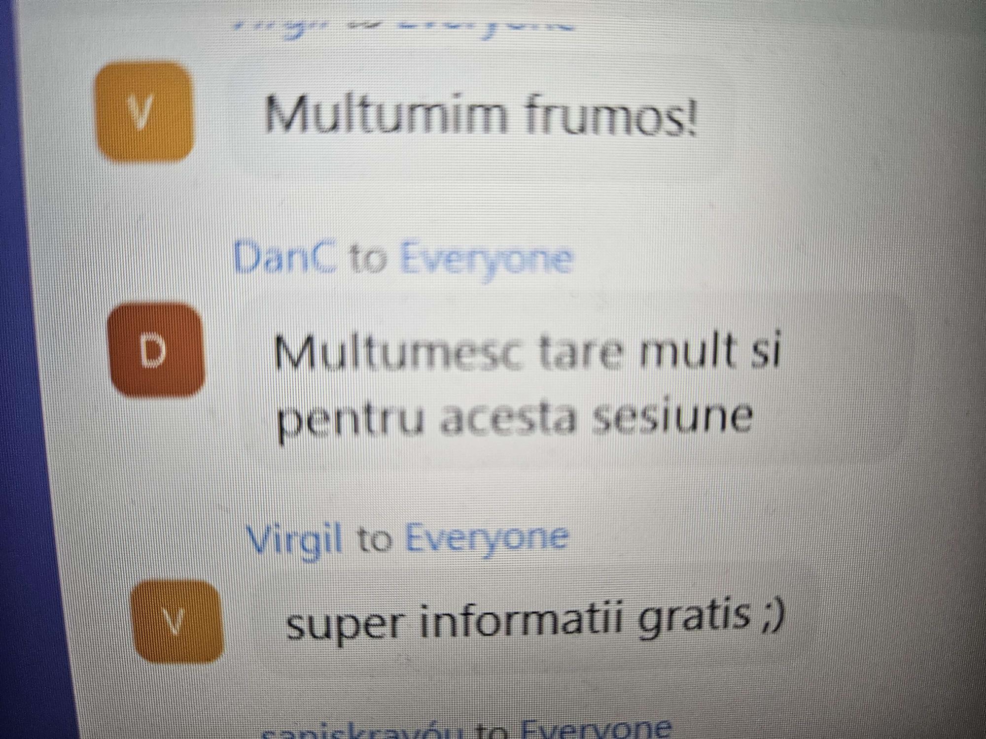 Testimonial participanți eveniment Money 360 - 4